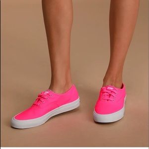 Surfer Neon Canvas Pink Keds